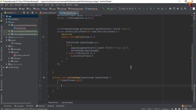 Android Firebase Storage - 3 - How Upload Image File on Firebase Storage Using InputStream Method смотреть онлайн