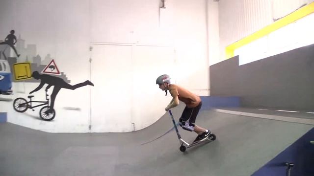 Соловьев Денис - PowerTrick самокат контест - скейтпарк BunnyHop 20181216