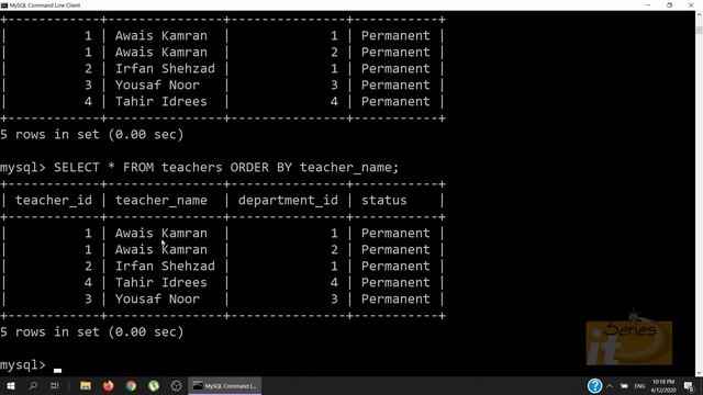 Select Statement with ORDER BY and WHERE Clause (Urdu/Hindi) смотреть онлайн