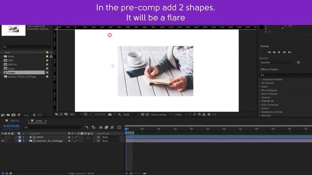How to create 3D Ipad Mockup in After Effects. TUTORIAL смотреть онлайн