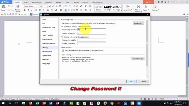 How to Protected WPS Office Writer File with Password [Add Change and Remove Password] смотреть онлайн
