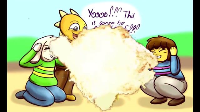 Undertale Comic Dub - Fireworks смотреть онлайн