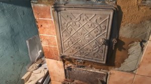 Замена топочной дверцы.