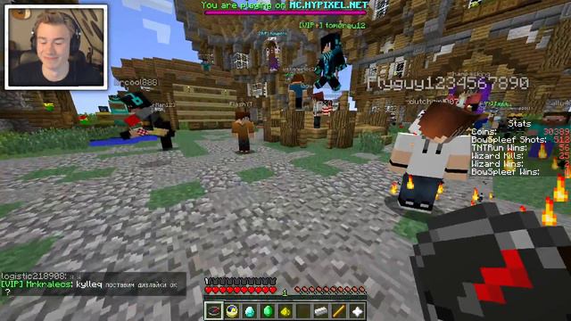 WORST AWKWARD GYM STORY! (Minecraft: Bow Spleef) смотреть онлайн