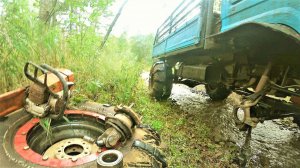 ДОЕХАТЬ до ДОМА СРАЗУ НЕ ПОЛУЧИЛОСЬ. Сергей Саныч помог с ремонтом))