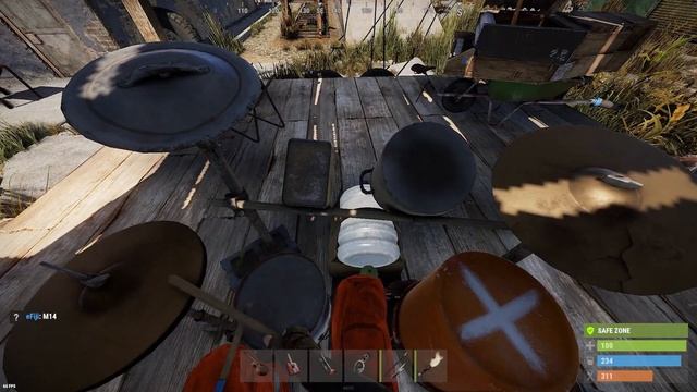 RUST - Angel of Death - Slayer on Drums смотреть онлайн