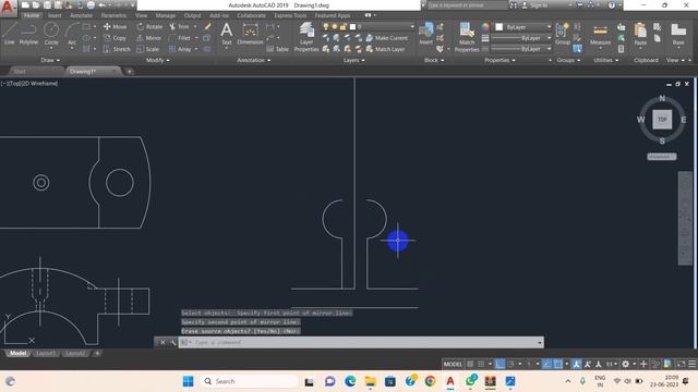 lamp creation in AutoCAD 2d, create line with angle смотреть онлайн