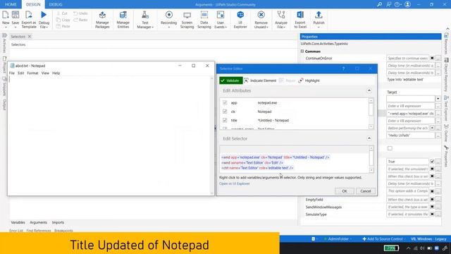 ? 13. [Hindi] : Selectors in UiPath | Wildcard in Selectors Hindi | RPA | हिन्दी смотреть онлайн