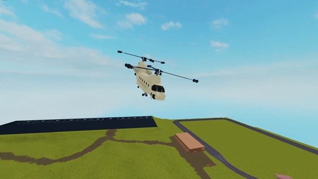 Chinook Dual-Rotor Helicopter || Roblox Plane Crazy смотреть онлайн