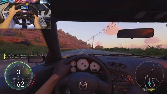 500HP 4-Rotor Mazda RX7 - The Crew Motorfest | Moza R9 смотреть онлайн
