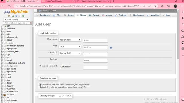 database security -creating users and defining previlleges for user смотреть онлайн