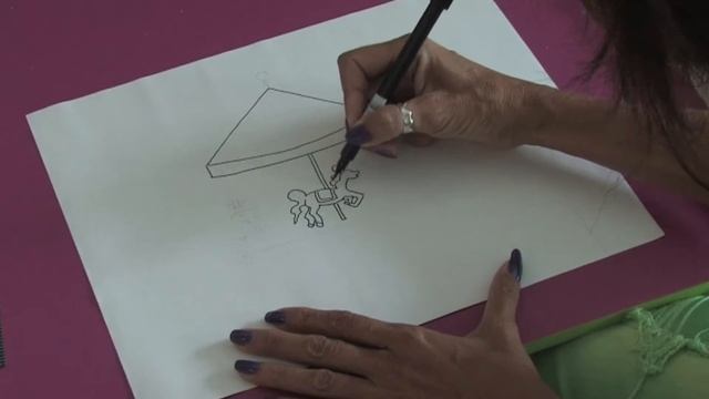 Drawing Lessons : How to Draw a Merry-Go-Round смотреть онлайн