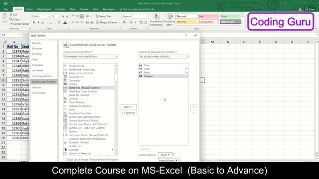 17. How to use CAMERA in MS Excel , Learn Advanced MS Excel Online - Microsoft Excel Online Course смотреть онлайн