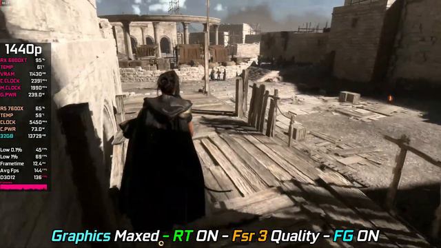 Forspoken | RX 6800 XT | AMD FSR 3 + Frame Generation | 1080p - 1440p - 4K смотреть онлайн