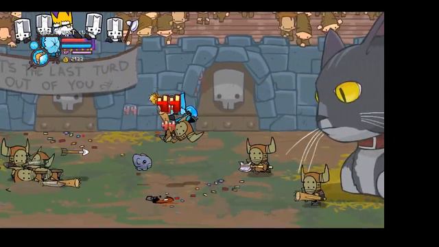Castle Crashers (Remasted) King's arena insane mode [No Potions] смотреть онлайн