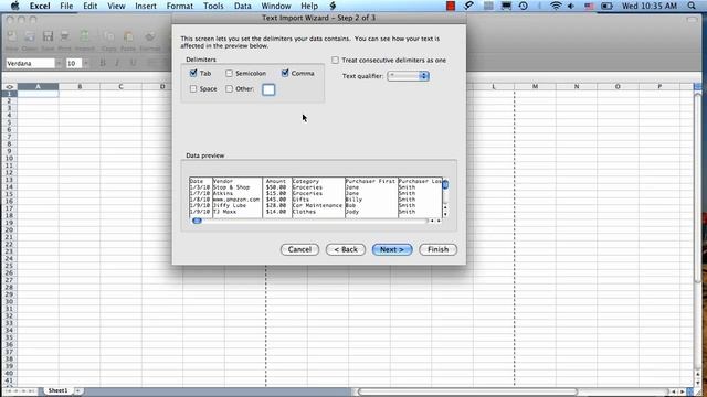 Excel 2008 for Mac- Importing Data from a Text File смотреть онлайн