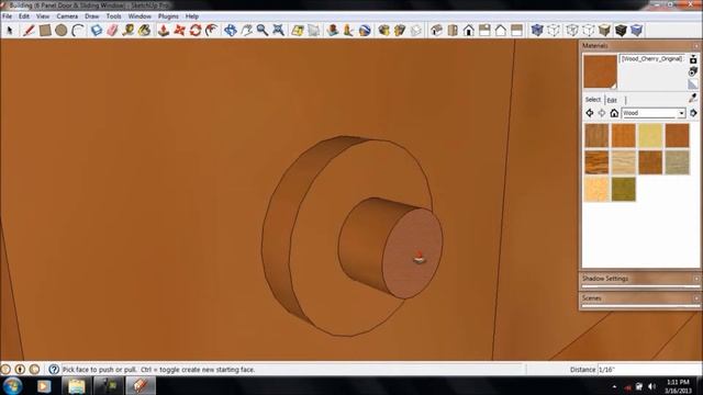 Sketchup Pro 8 ~ Building (6 Panel Door & Sliding Window) смотреть онлайн