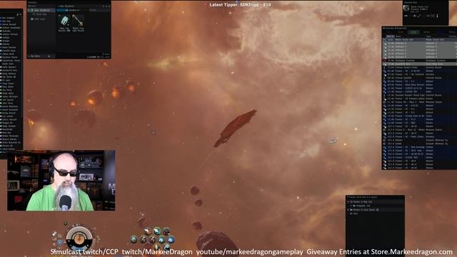Crimson Harvest Combat and Mining - Giveaway - EVE Online Live смотреть онлайн
