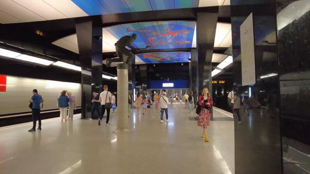 Прогулка по станции БКЛ «ЦСКА» | Москва | Moscow walk 4K 60 fps ASMR 2023 смотреть онлайн