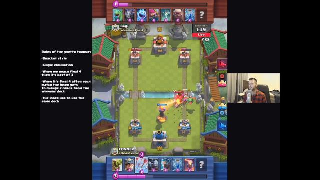 CONNER WINS GHETTO TOURNEY #3 : CLASH ROYALE смотреть онлайн