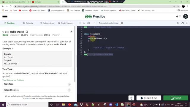 Geeksforgeeks Free C++ Course | Enroll and Practice смотреть онлайн