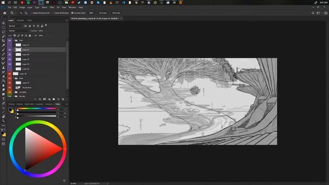 Concept Sketch Timelapse - Ep. 006 - Final sketch смотреть онлайн