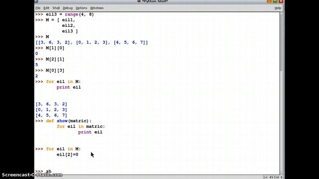 [Python] Matricos смотреть онлайн