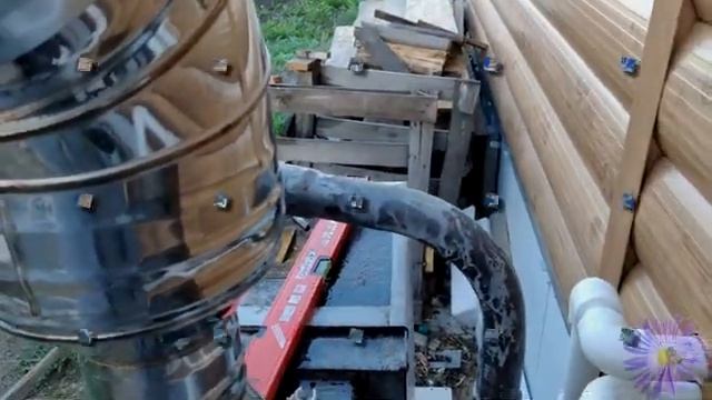 Отопление на даче. Установка твердотопливного котла. смотреть онлайн