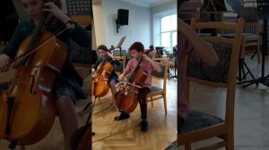 In the Hall of the Mountain King. Edvard Grieg. Cello ensemble.В пещере горного короля. Эдвард Григ