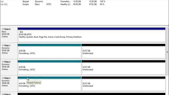 Configuring Simple,Mirror,Raid-5,Spanned and Striped Volumes смотреть онлайн