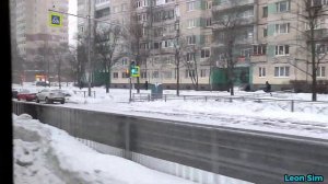 Трамвай №🟥64🟨. (Ст. метро «Ладожская» - Ж/д ст. «Ржевка»).