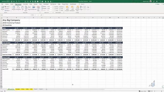 Copy Excel page setup from one sheet to another смотреть онлайн