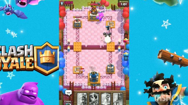 *Прохожу* испытание с эликсирным големом! Пройду? Clash Royal смотреть онлайн