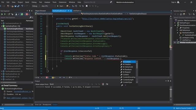 3. Part 3 || RestSharp || GET Request || Capturing Response Content. смотреть онлайн