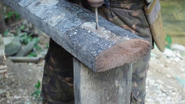 Rebuild Bamboo House after 3 YEARS Living Alone off grid | Ana Bushcraft Ep.57. смотреть онлайн