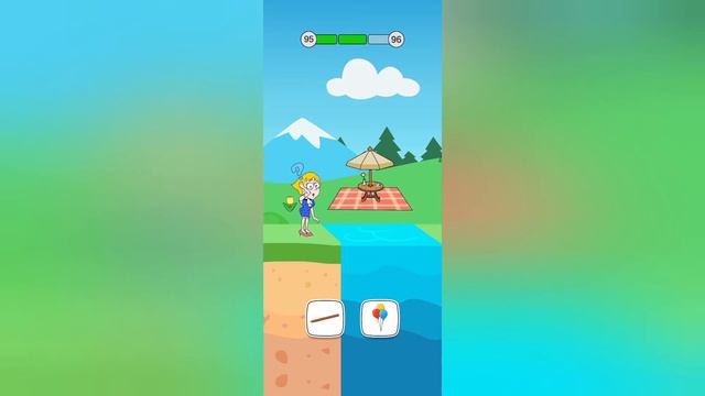 Эволюция девушки спасаем девочку от ловушек на ее пути в игре Save the Girl! 91-100 lv смотреть онлайн