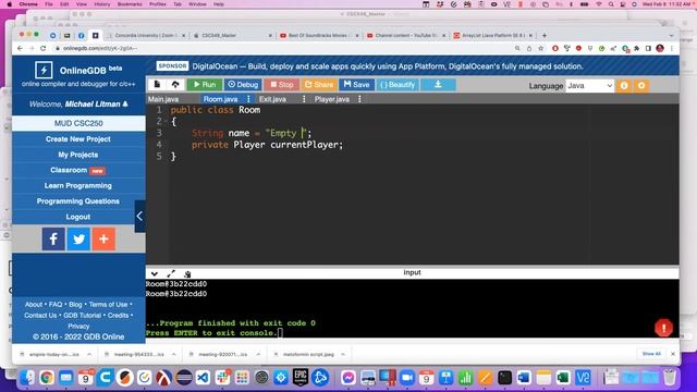 CSC250 2/9/22 Java ArrayList, instanceof, etc... смотреть онлайн