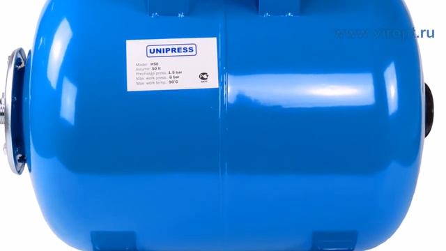 ГИДРОАККУМУЛЯТОР ГОРИЗОНТАЛЬНЫЙ UNIPUMP "UNIPRESS" (50 ЛИТРОВ) смотреть онлайн