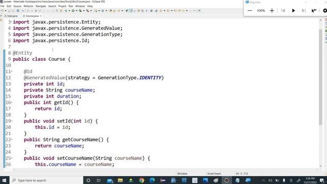 What is use of @GeneratedValue Annotation and mappedBy attribute in Hibernate with JPA framework ? смотреть онлайн