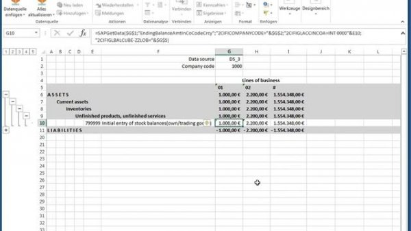 SAP Analysis for Excel