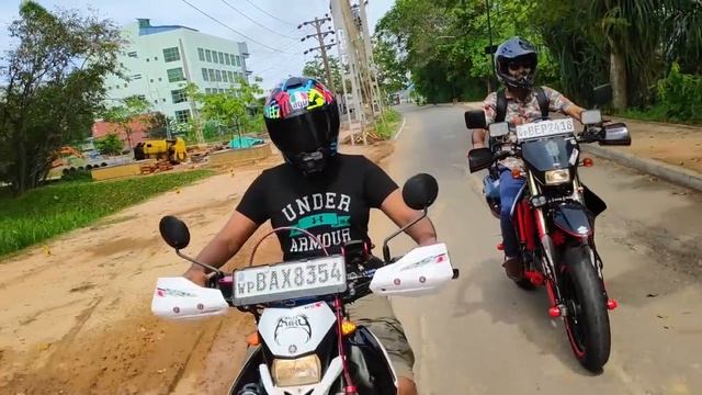 Suzuki DRZ400SM Vs Yamaha WR250X Comparison | SRI LANKA