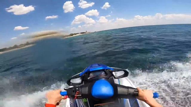Обзор гидроцикла Yamaha GP1800 300 Л.С 2020г. Реакция море волны. смотреть онлайн