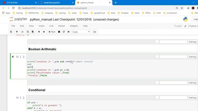 python manual Boolean Arithmatic function смотреть онлайн