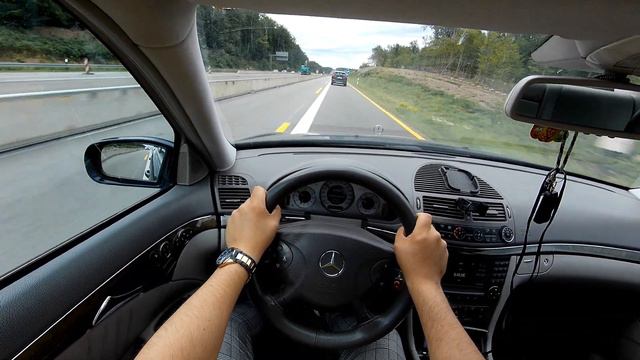 Mercedes Benz E-Class E320 CDI W211 TOP SPEED/ DRIVE ON GERMAN AUTOBAHN/ VS CARS/ BEST LONG DRIVE смотреть онлайн