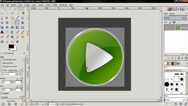 Create ico files (Windows Icons) - GIMP 2.8 Tutorial смотреть онлайн