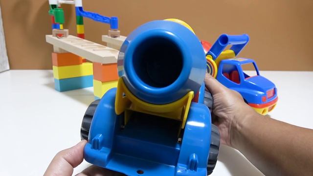 Marble Run Race ☆ HABA Double Slope, Dump Truck & Mixer Truck # 29 смотреть онлайн