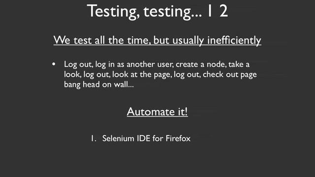Testing Your Drupal Module Part 1 - Intro to Selenium смотреть онлайн