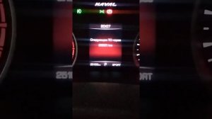 убрал напоминание о ТО. HAVAL F7X