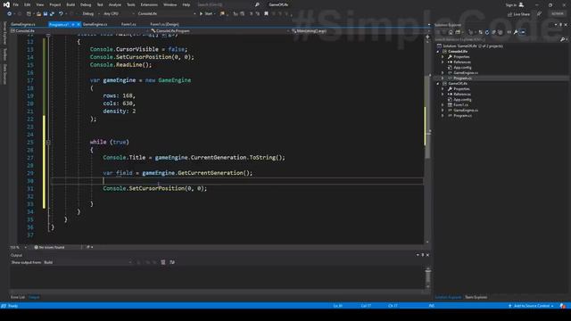№118. C#. Симуляция жизни на C#. Часть 3 смотреть онлайн