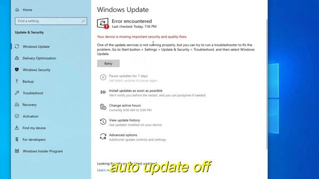 How to off Windows 10 Auto Update Permanently in සිංහල смотреть онлайн